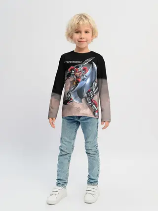 Детский лонгслив / Степпенвулф из комиксов