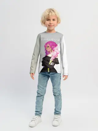 Детский лонгслив / Mitsuri Kanroji Kimetsu no Yaiba