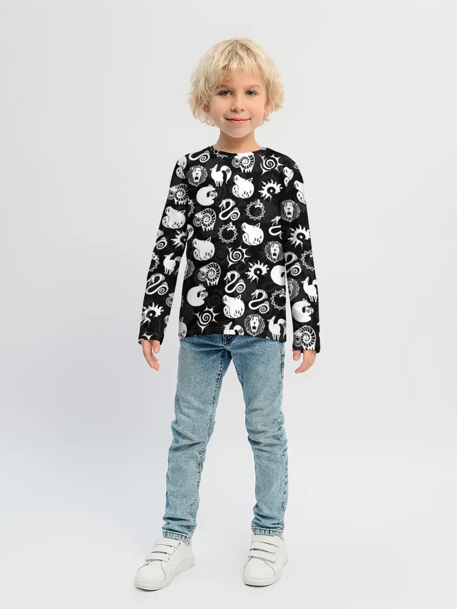 Детский лонгслив / SEVEN DEADLY SINS СИМВОЛЫ