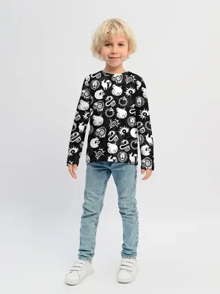 Детский лонгслив / SEVEN DEADLY SINS СИМВОЛЫ