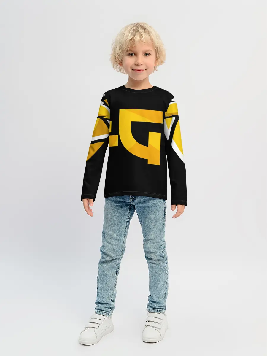 Детский лонгслив / Yellow Asia