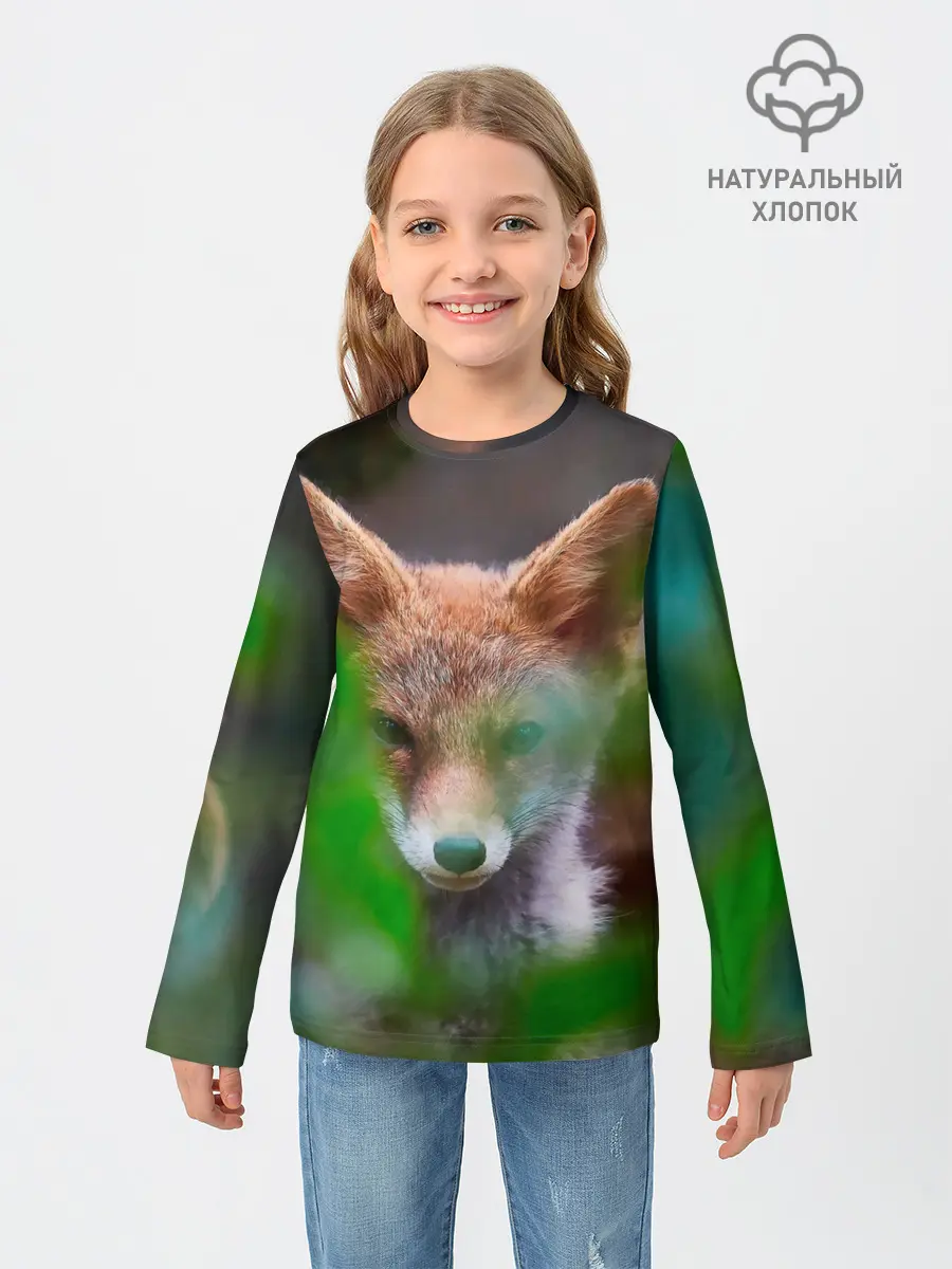 Детский лонгслив / Лисичка