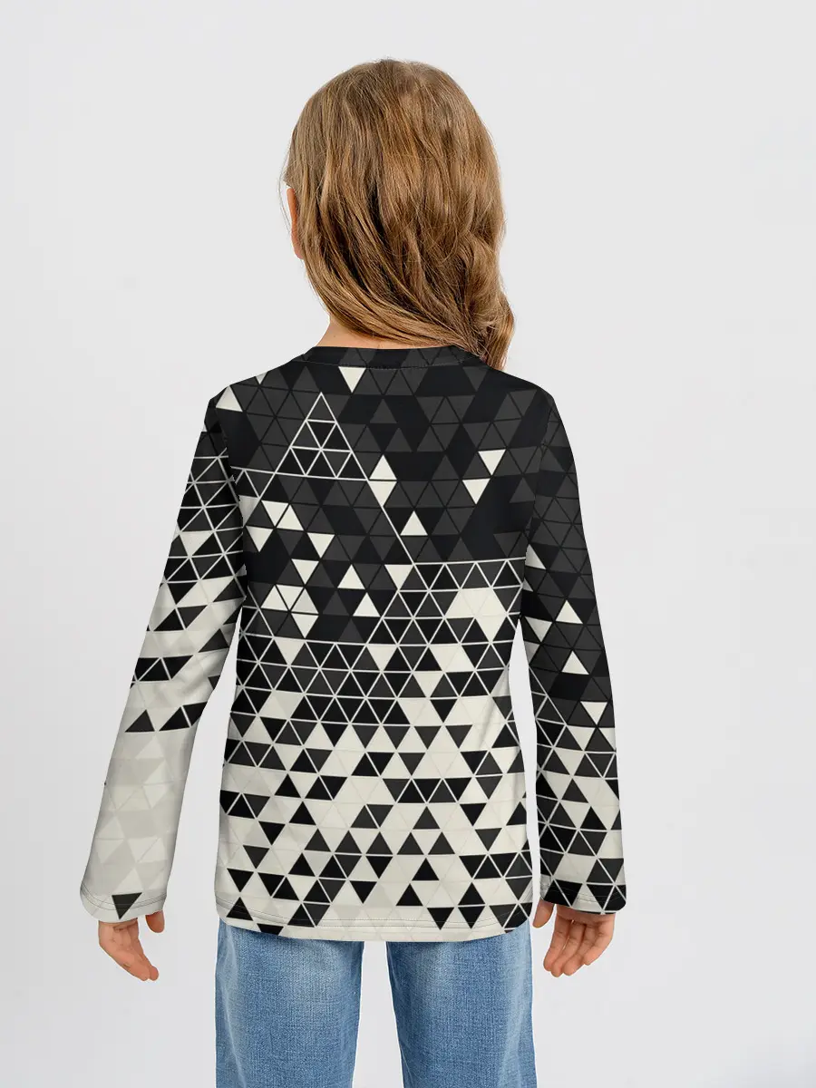 Детский лонгслив / Абстракция