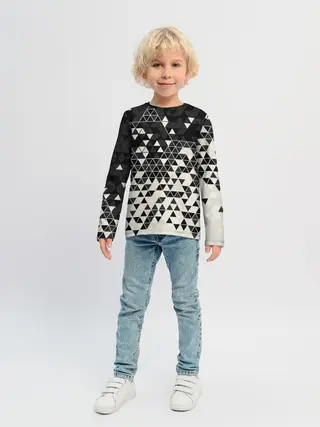 Детский лонгслив / Абстракция