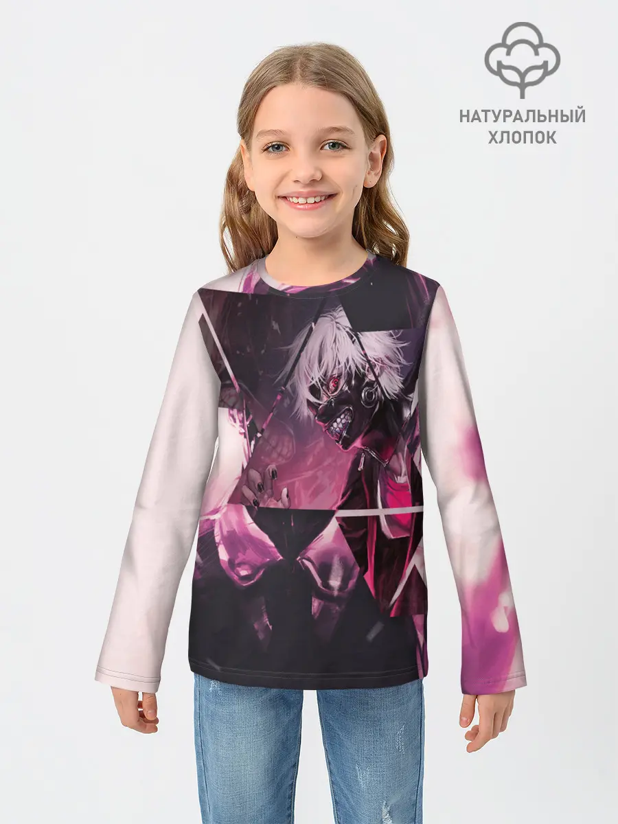 Детский лонгслив / Одноглазый король Канеки