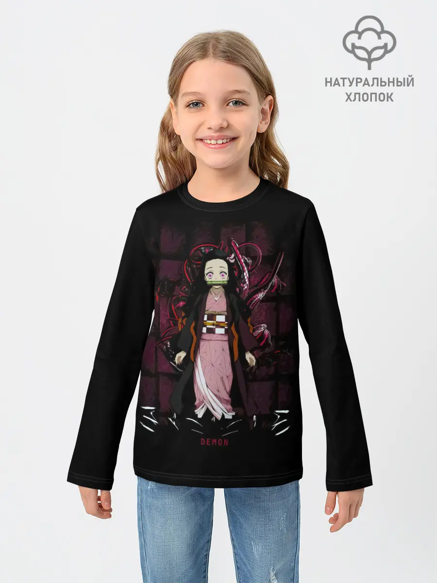 Детский лонгслив / Nezuko Kamado Kimetsu no Yaiba