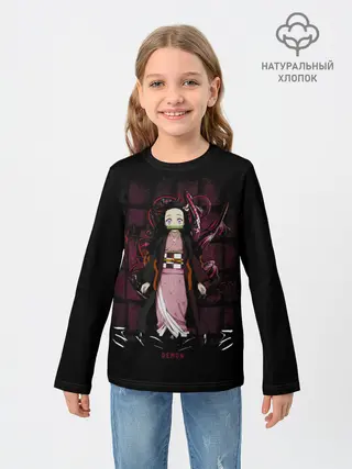 Детский лонгслив / Nezuko Kamado Kimetsu no Yaiba