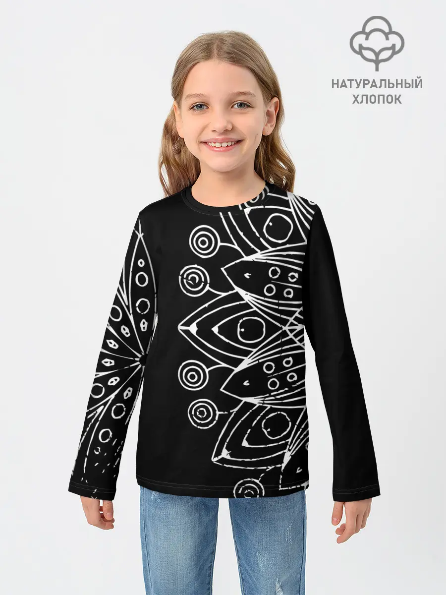 Детский лонгслив / Mandala