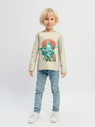 Детский лонгслив / Demon Slayer. Tanjiro