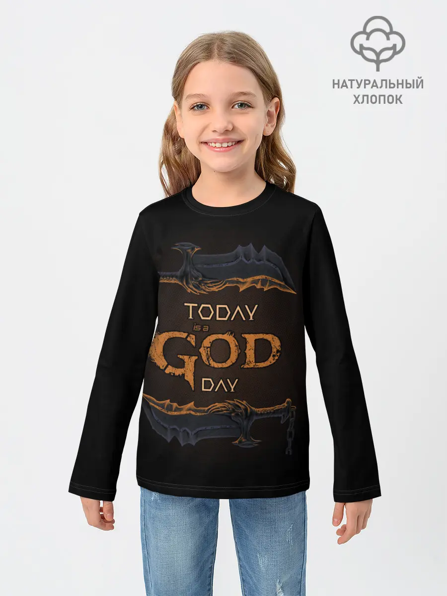 Детский лонгслив / God day | GOW