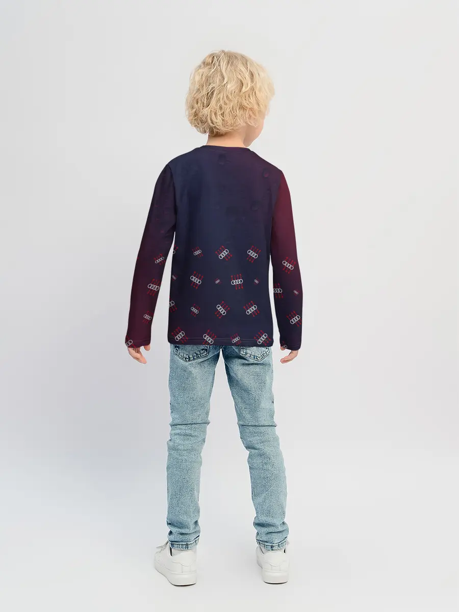 Детский лонгслив / Audi - Raindrops