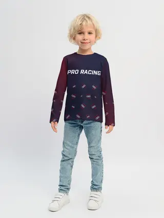 Детский лонгслив / Audi - Raindrops