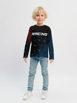 Детский лонгслив / BMW - Halftone