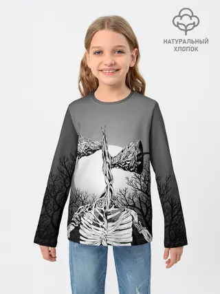 Детский лонгслив / СИРЕНОГОЛОВЫЙ