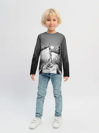 Детский лонгслив / СИРЕНОГОЛОВЫЙ