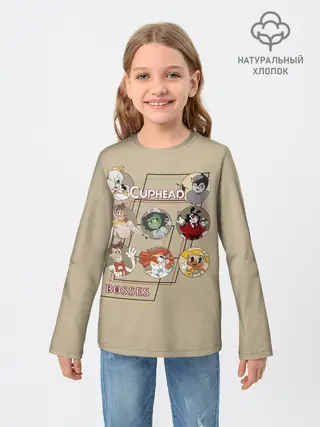 Детский лонгслив / Боссы caphead