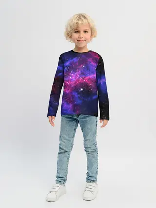 Детский лонгслив / Distant space
