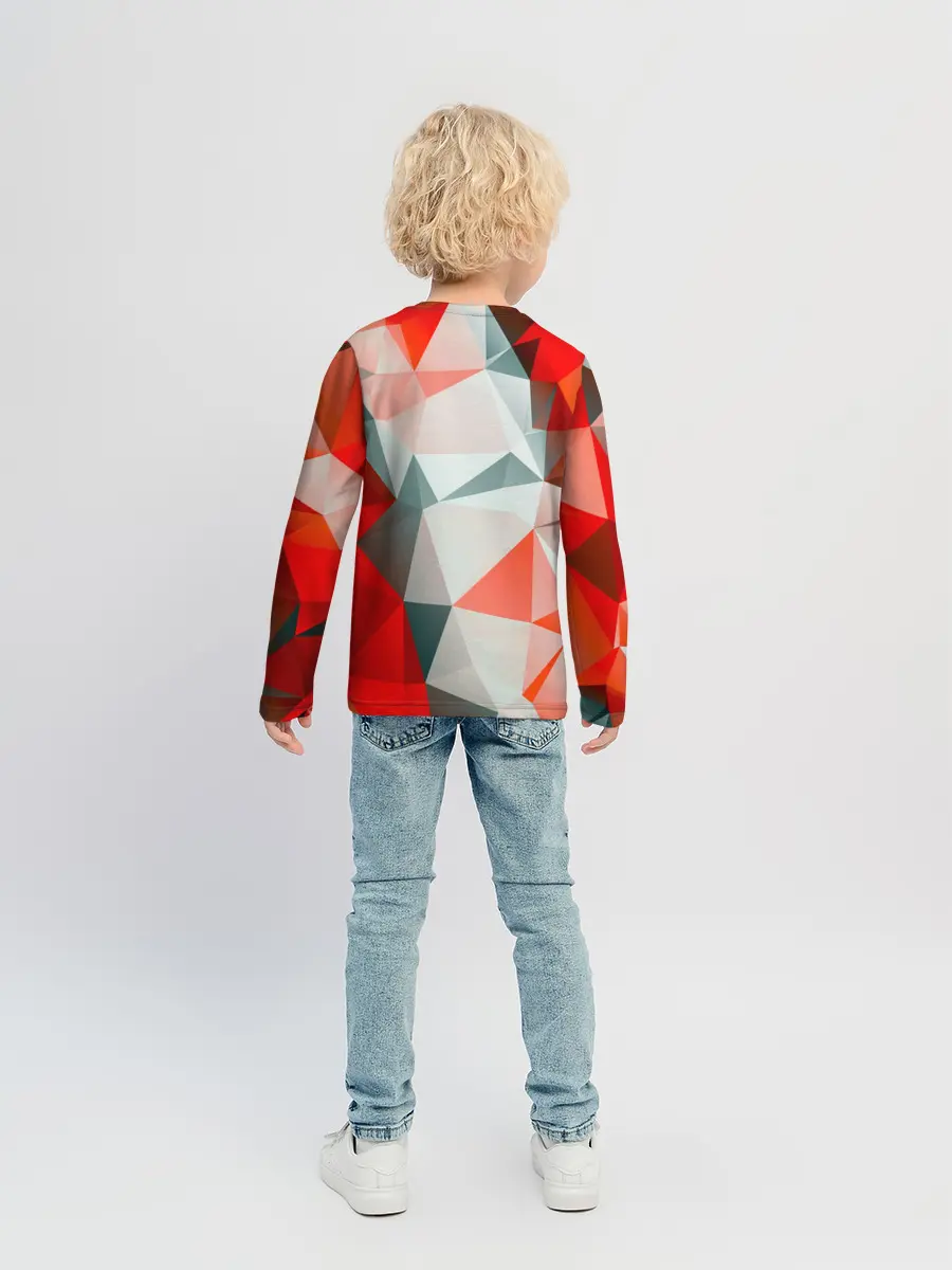 Детский лонгслив / Абстракция-Геометрия