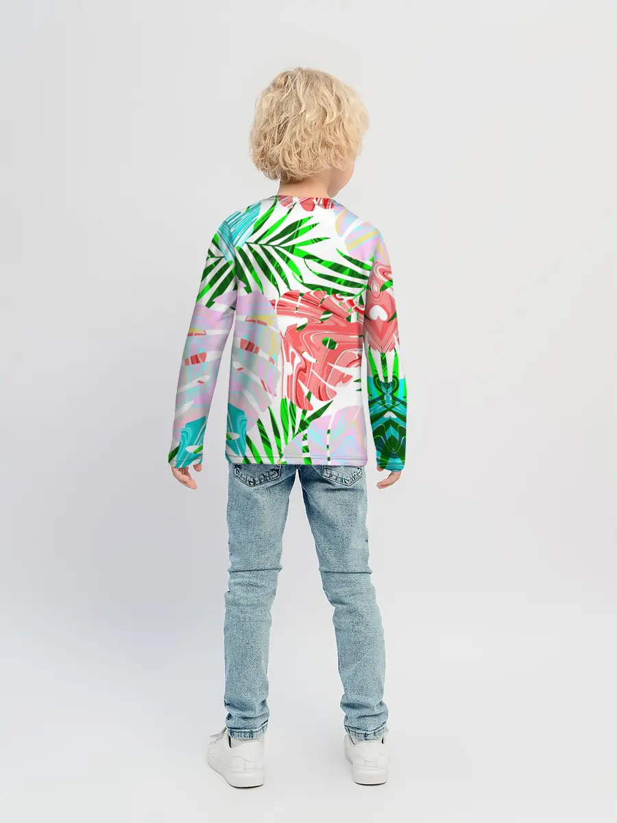 Детский лонгслив / ЛИСТЬЯ 2.0