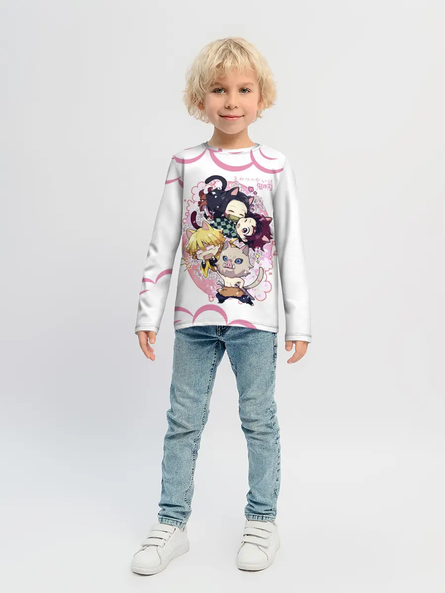 Детский лонгслив / Клинок, рассекающий демонов ПЕРСОНАЖИ