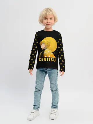 Детский лонгслив / ZENITSU Kimetsu no Yaiba