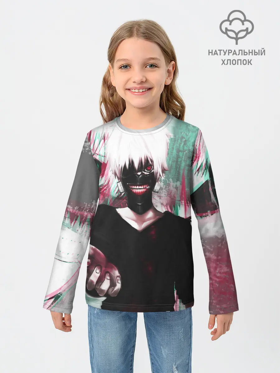 Детский лонгслив / Полугуль Канеки