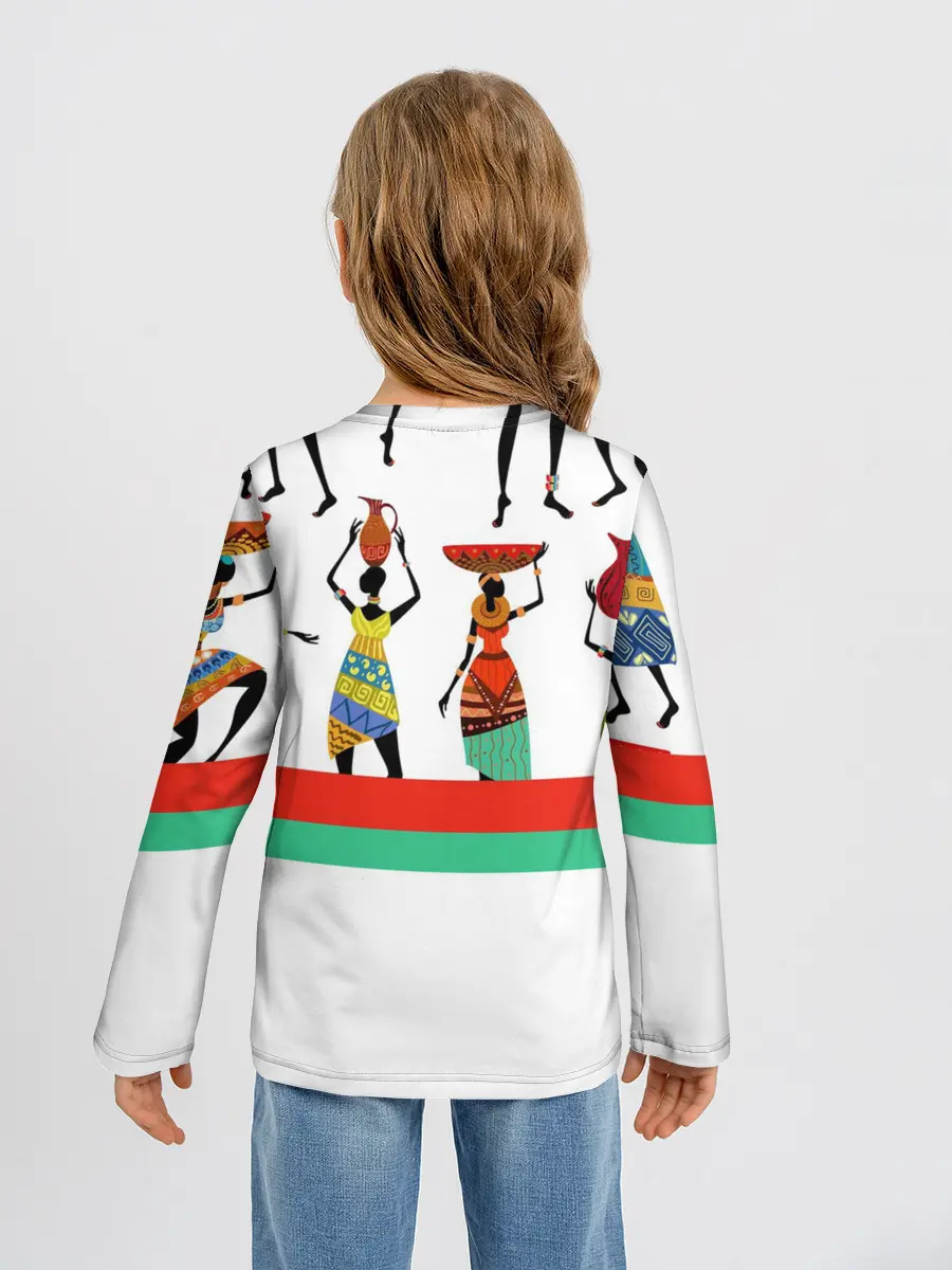 Детский лонгслив / Девушки