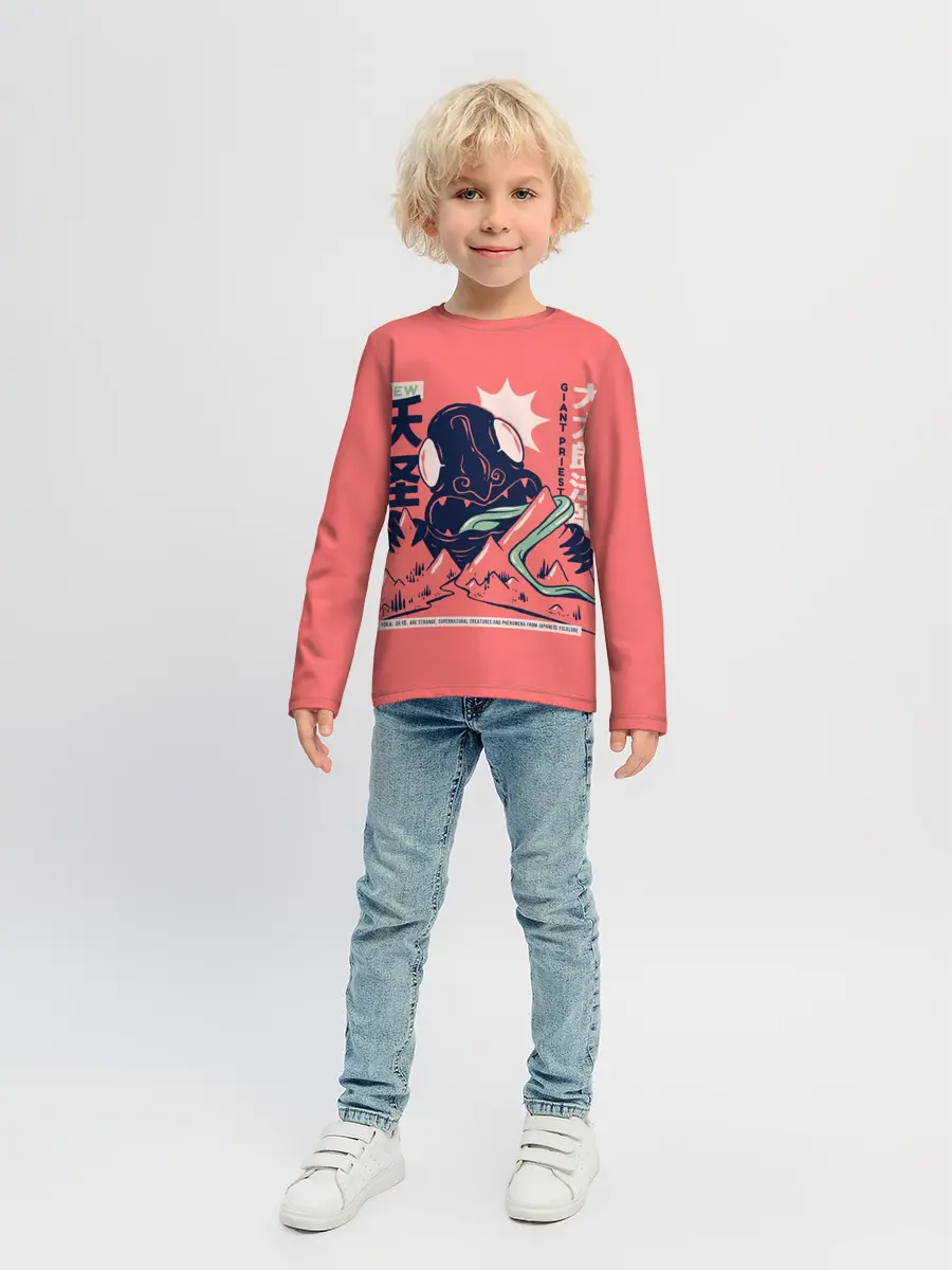 Детский лонгслив / Anime Daidarabotchi Yokai