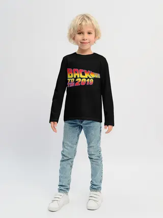 Детский лонгслив / BACK TO THE 2019