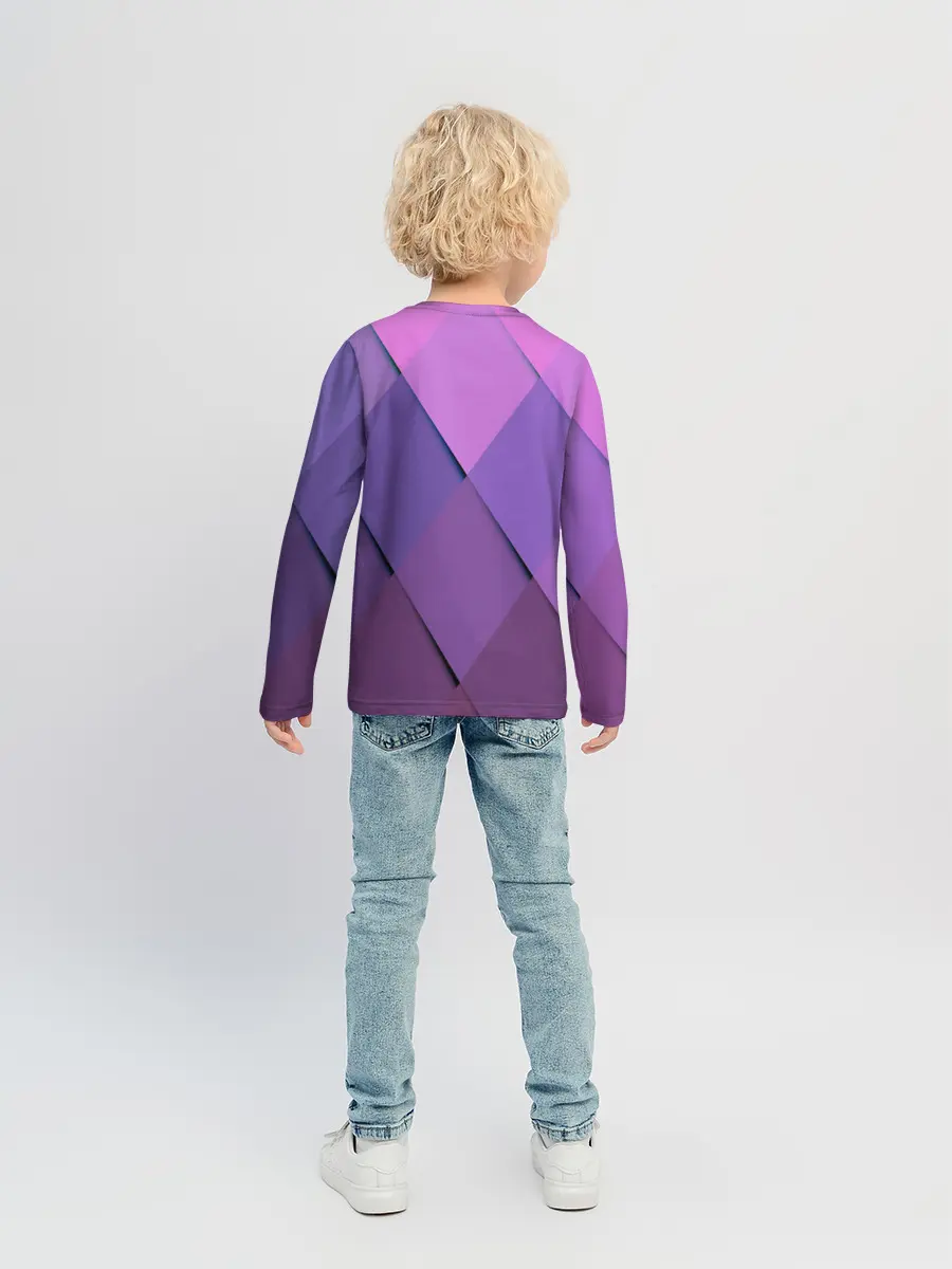 Детский лонгслив / Спортивный ромб