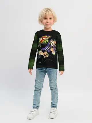 Детский лонгслив / Demon Slayer: Kimetsu no Yaiba