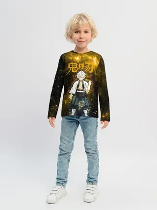 Детский лонгслив / Санеми Шинадзугава Kimetsu no Yaiba