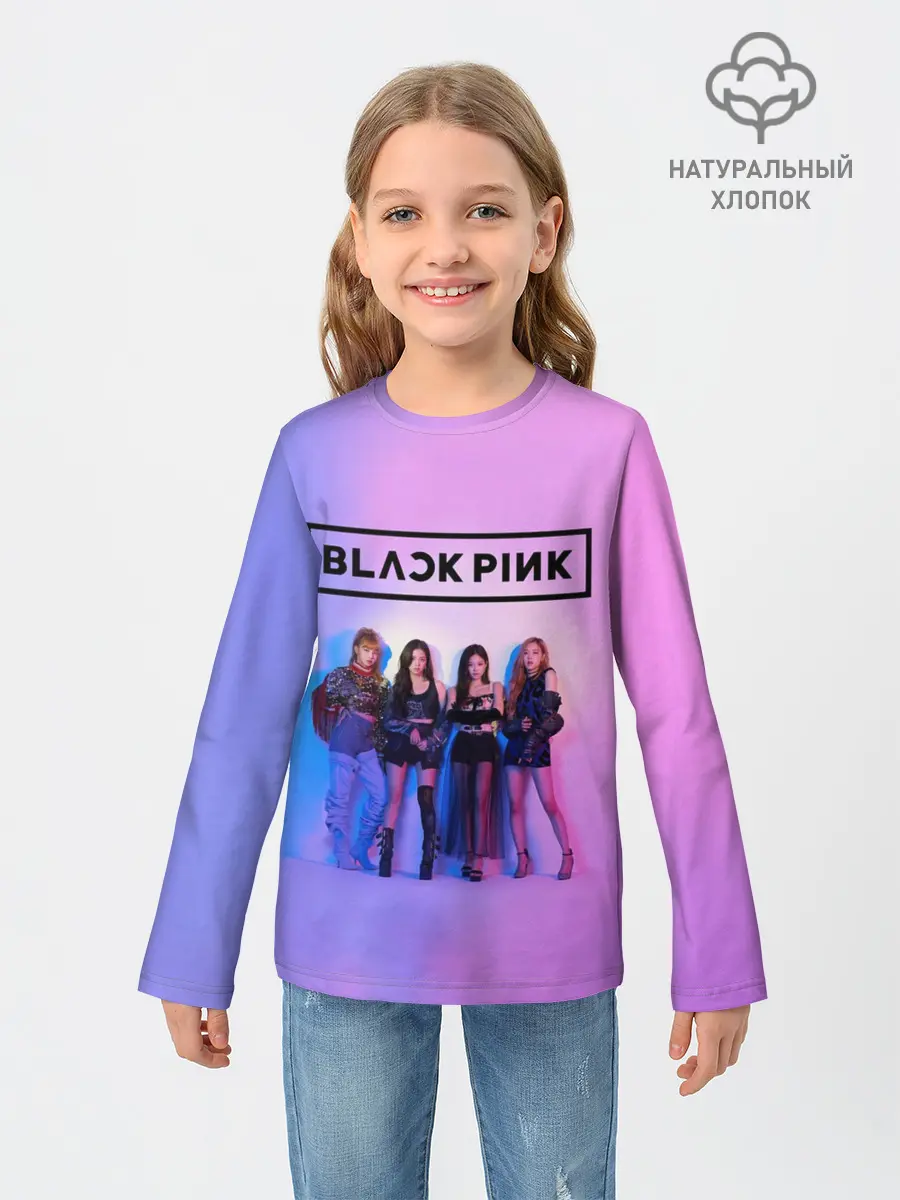 Детский лонгслив / BLACKPINK
