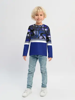 Детский лонгслив / Мозаика