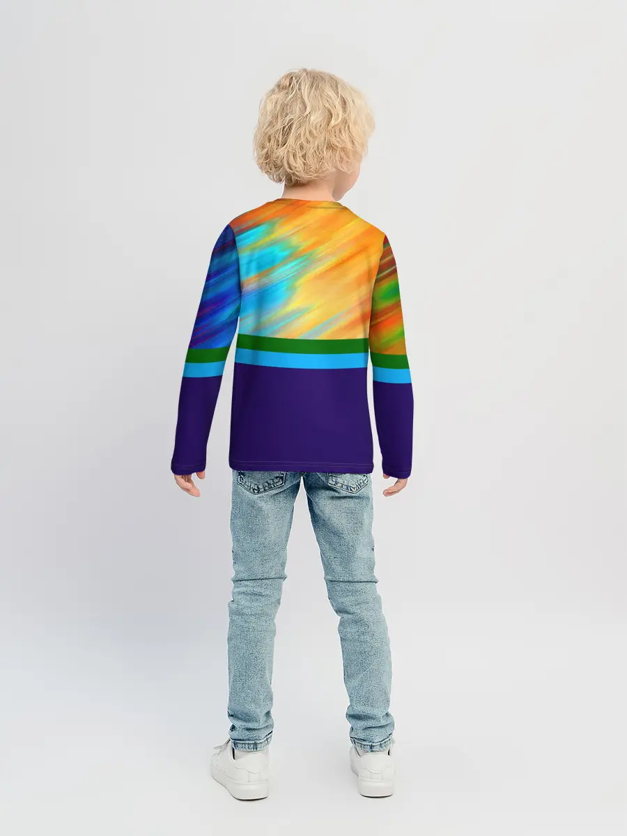 Детский лонгслив / Размытие