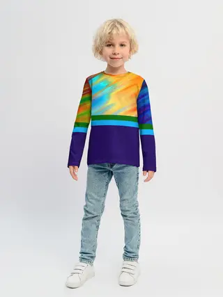 Детский лонгслив / Размытие