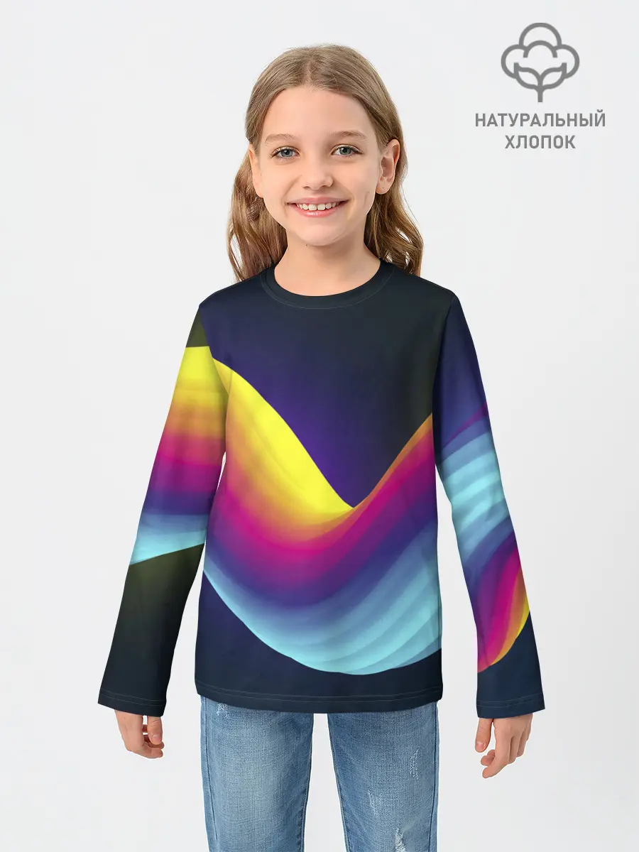 Детский лонгслив / Neon wire