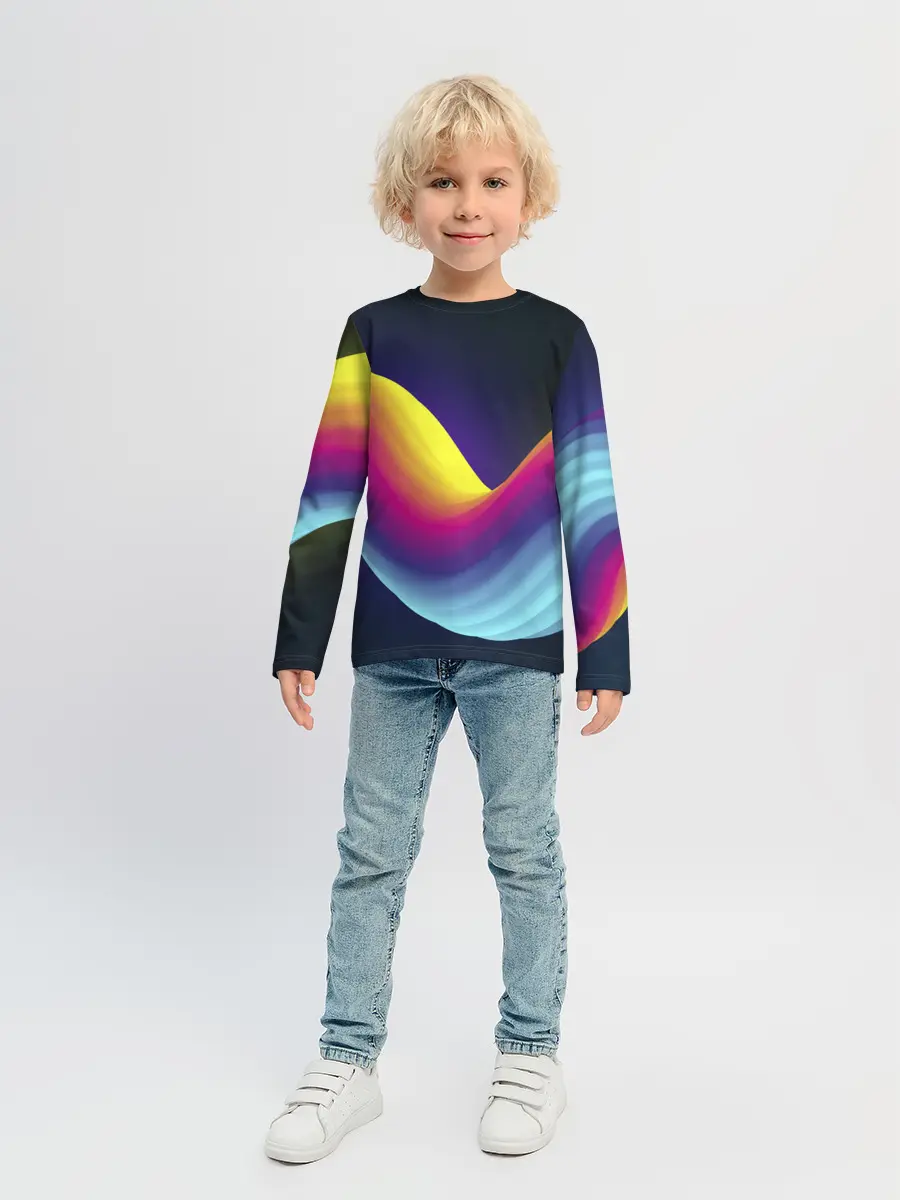 Детский лонгслив / Neon wire