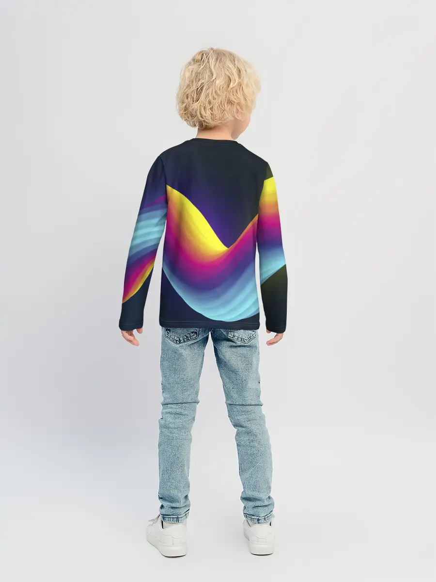 Детский лонгслив / Neon wire
