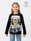 Детский лонгслив / Кот Космонавт