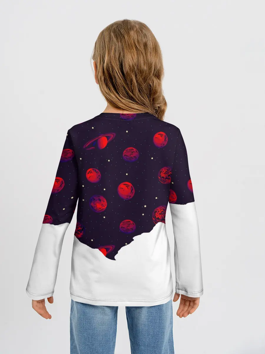 Детский лонгслив / Мысли Космонавта