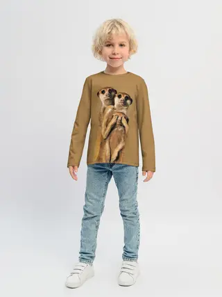 Детский лонгслив / Сурикаты