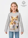 Детский лонгслив / Лисята