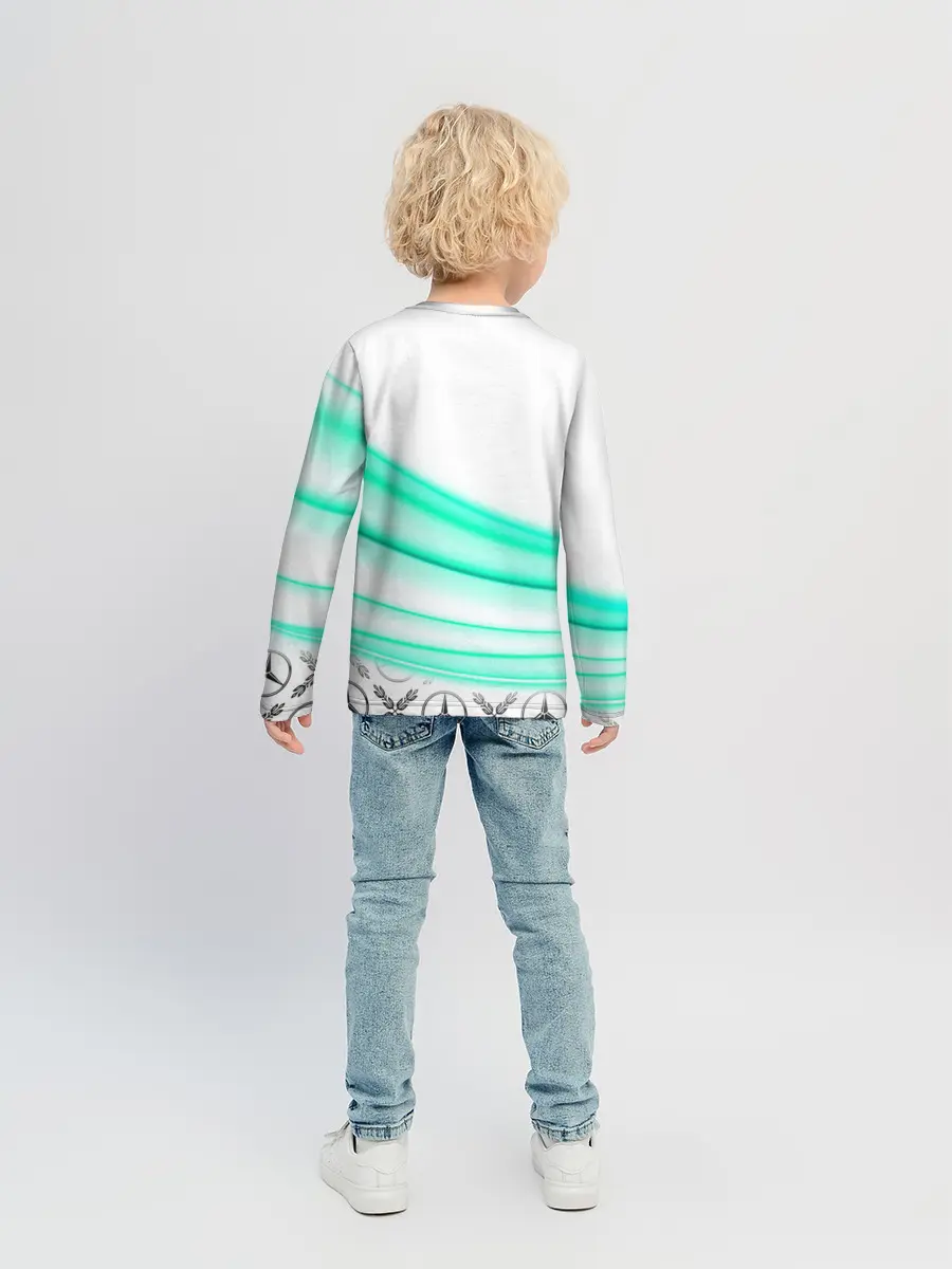 Детский лонгслив / МЕРСЕДЕС АКВА / AQUA