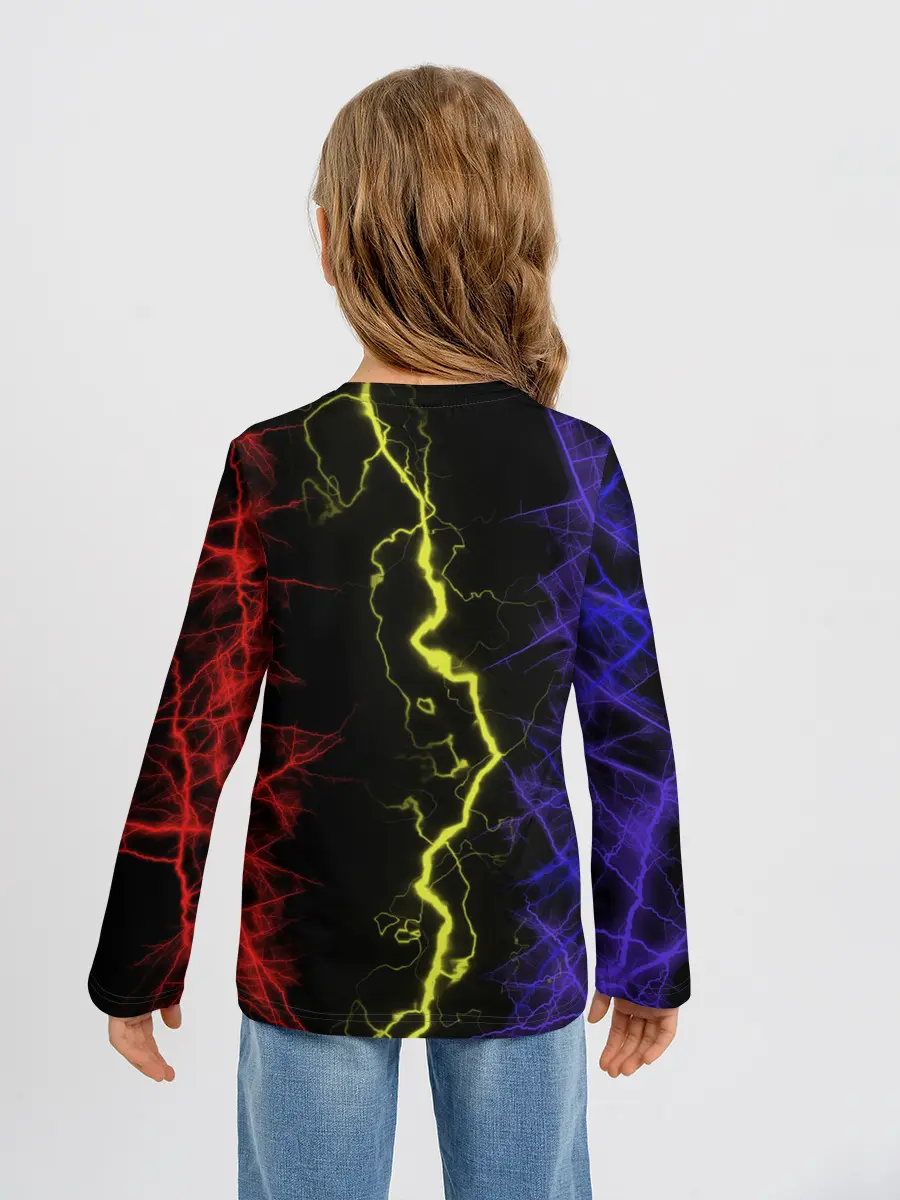 Детский лонгслив / Lightning | Молния