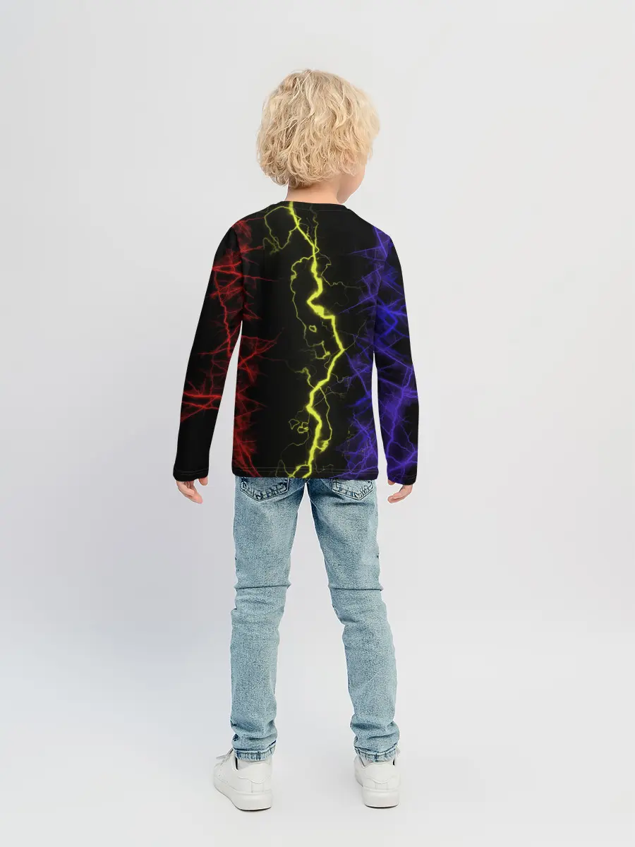 Детский лонгслив / Lightning | Молния
