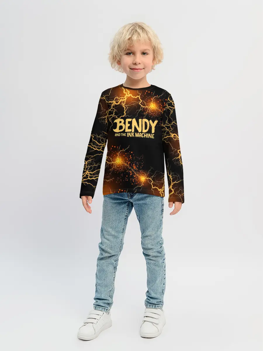 Детский лонгслив / BENDY LOGO
