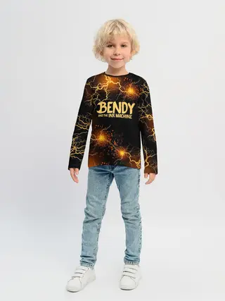 Детский лонгслив / BENDY LOGO