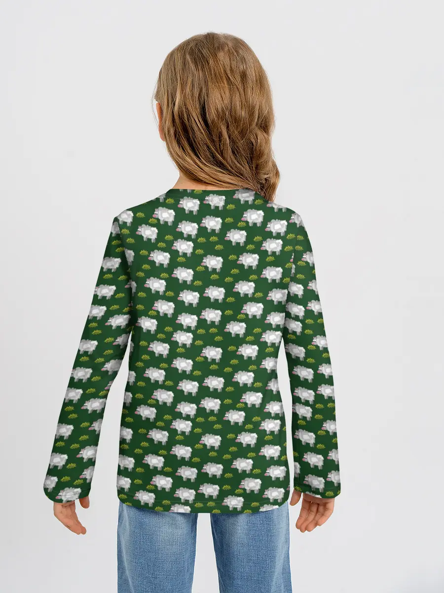 Детский лонгслив / Овечки