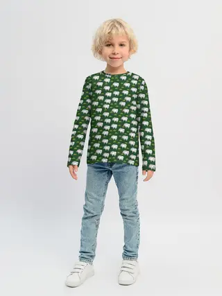 Детский лонгслив / Овечки